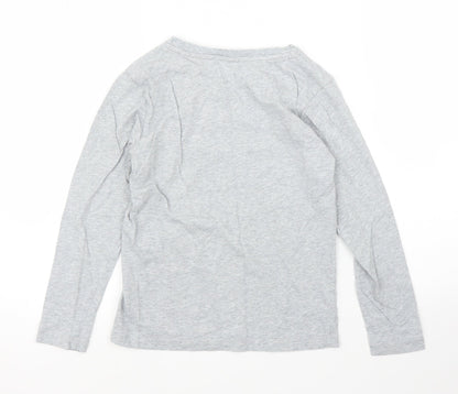 Popupshop Girls Grey   Basic T-Shirt Size 9 Years