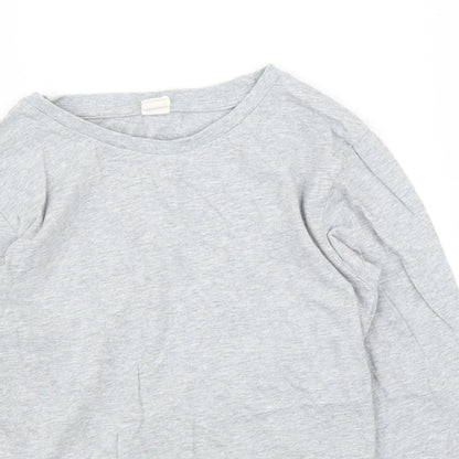 Popupshop Girls Grey   Basic T-Shirt Size 9 Years