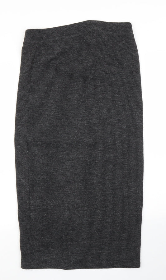 H&M Womens Grey   Straight & Pencil Skirt Size M
