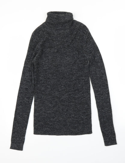 Womens UK Size S Brave Soul Grey Pullover Jumper