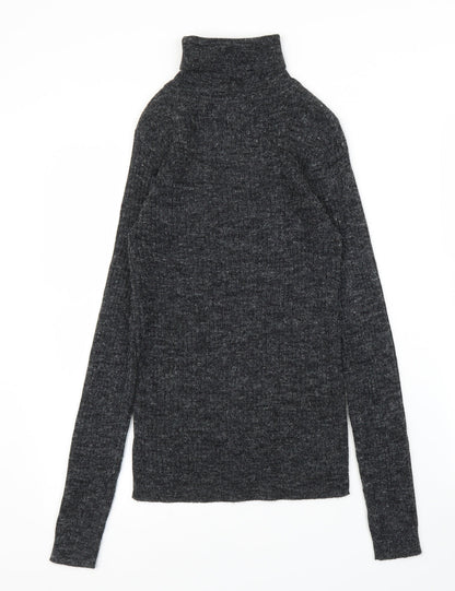 Womens UK Size S Brave Soul Grey Pullover Jumper