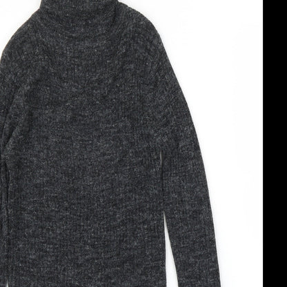 Womens UK Size S Brave Soul Grey Pullover Jumper