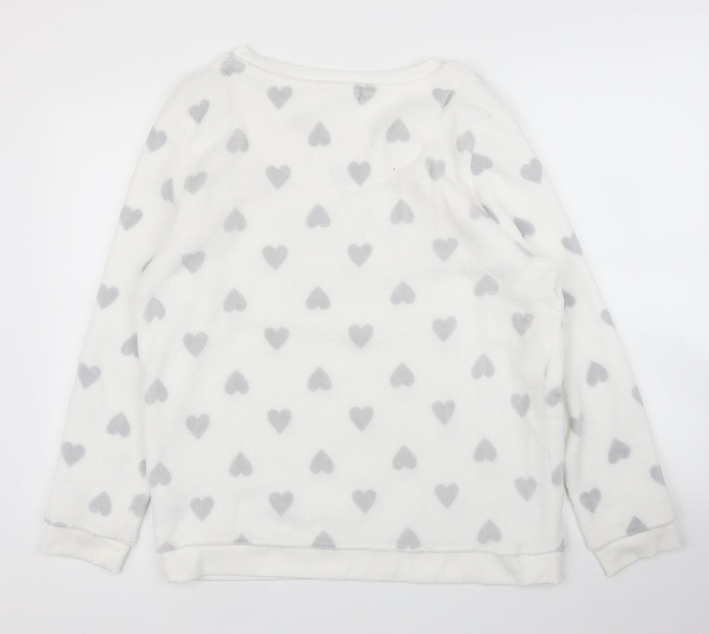 Primark Womens White   Pullover Jumper Size L