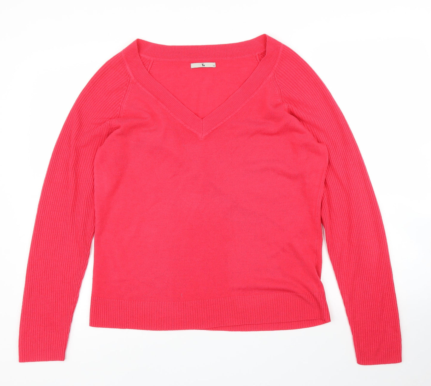TU Womens Pink   Pullover Jumper Size 16