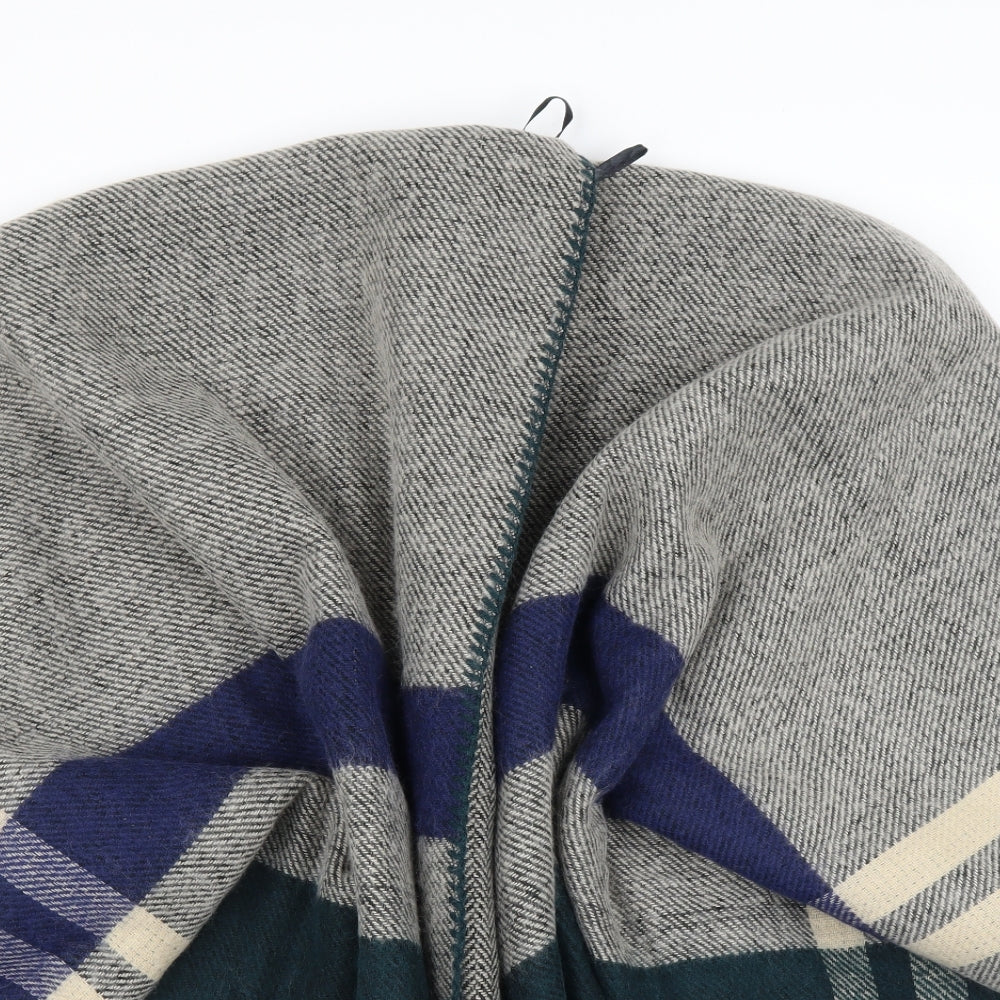 Womens UK Size One Size Preworn Grey Cape Jumper