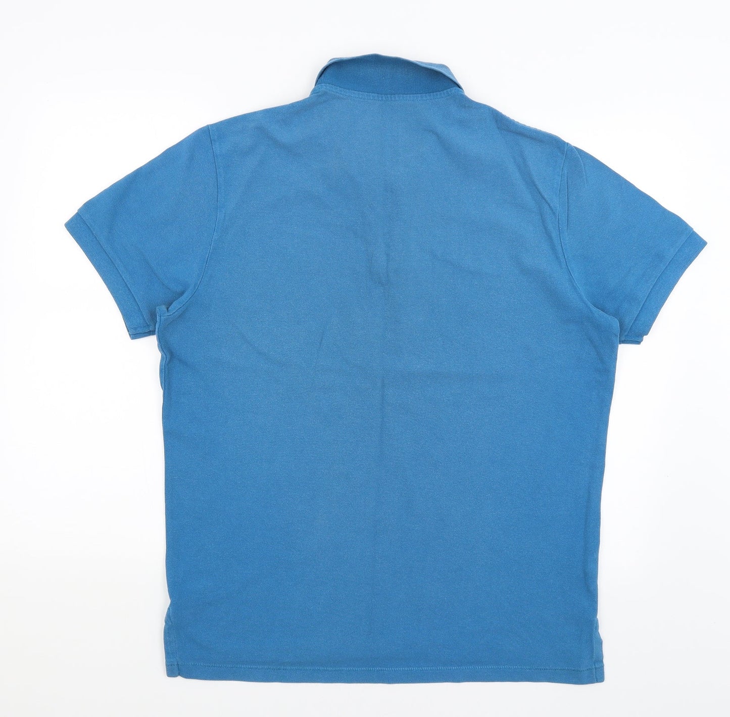 Eddie Bauer Mens Blue    Polo Size M