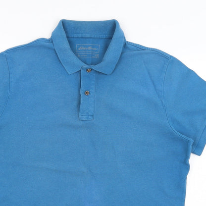 Eddie Bauer Mens Blue    Polo Size M