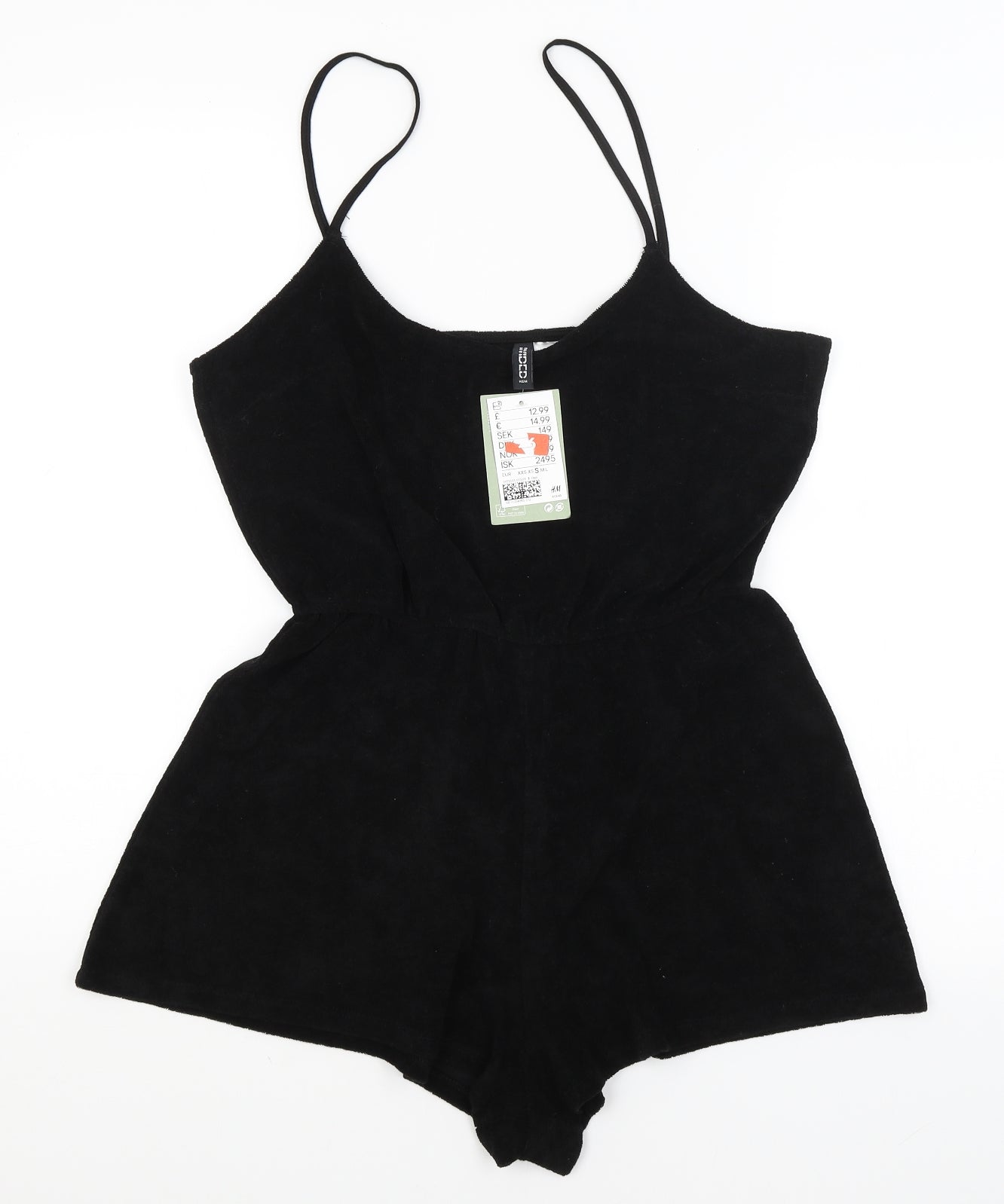 Divided Womens Black   Playsuit One-Piece Size S