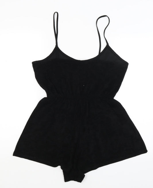 Divided Womens Black   Playsuit One-Piece Size S