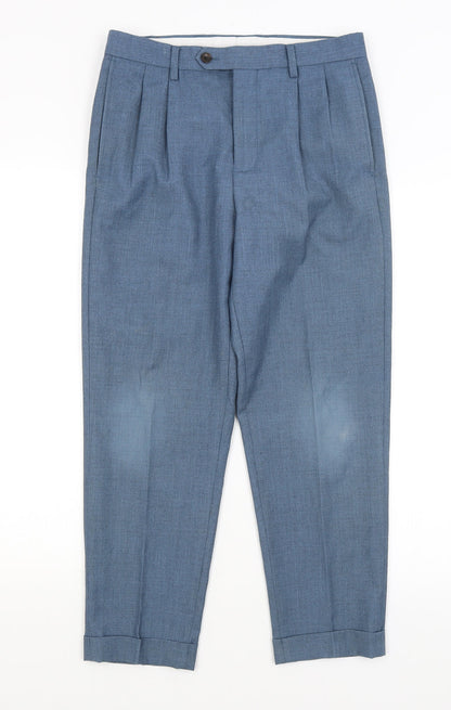 NEXT Mens Blue   Trousers  Size 28 in L24 in