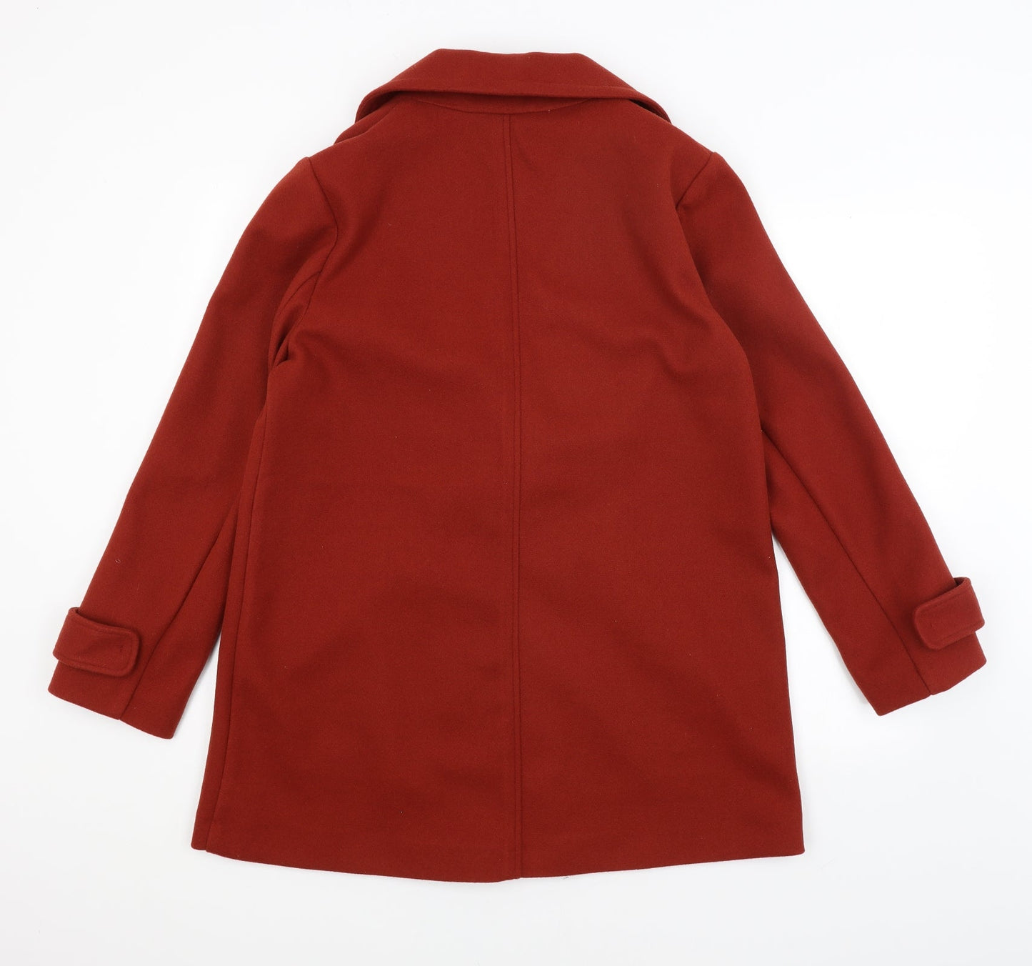 Papaya Womens Red   Overcoat Coat Size 14