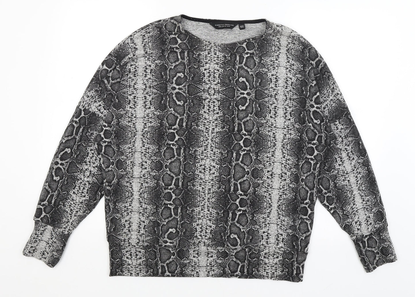 Womens UK Size 14 Dorothy Perkins Grey Pullover Jumper
