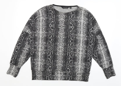 Womens UK Size 14 Dorothy Perkins Grey Pullover Jumper