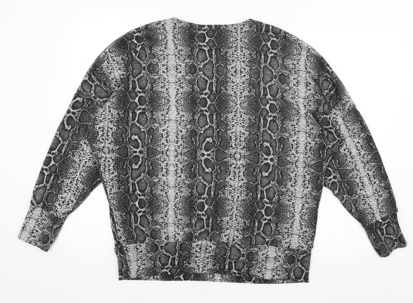 Womens UK Size 14 Dorothy Perkins Grey Pullover Jumper