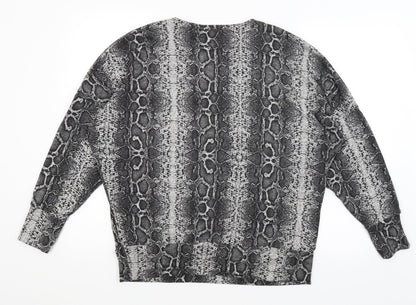 Womens UK Size 14 Dorothy Perkins Grey Pullover Jumper