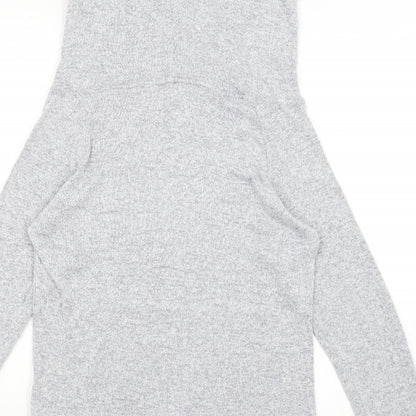 Womens UK Size S NEXT Grey Pullover Hoodie