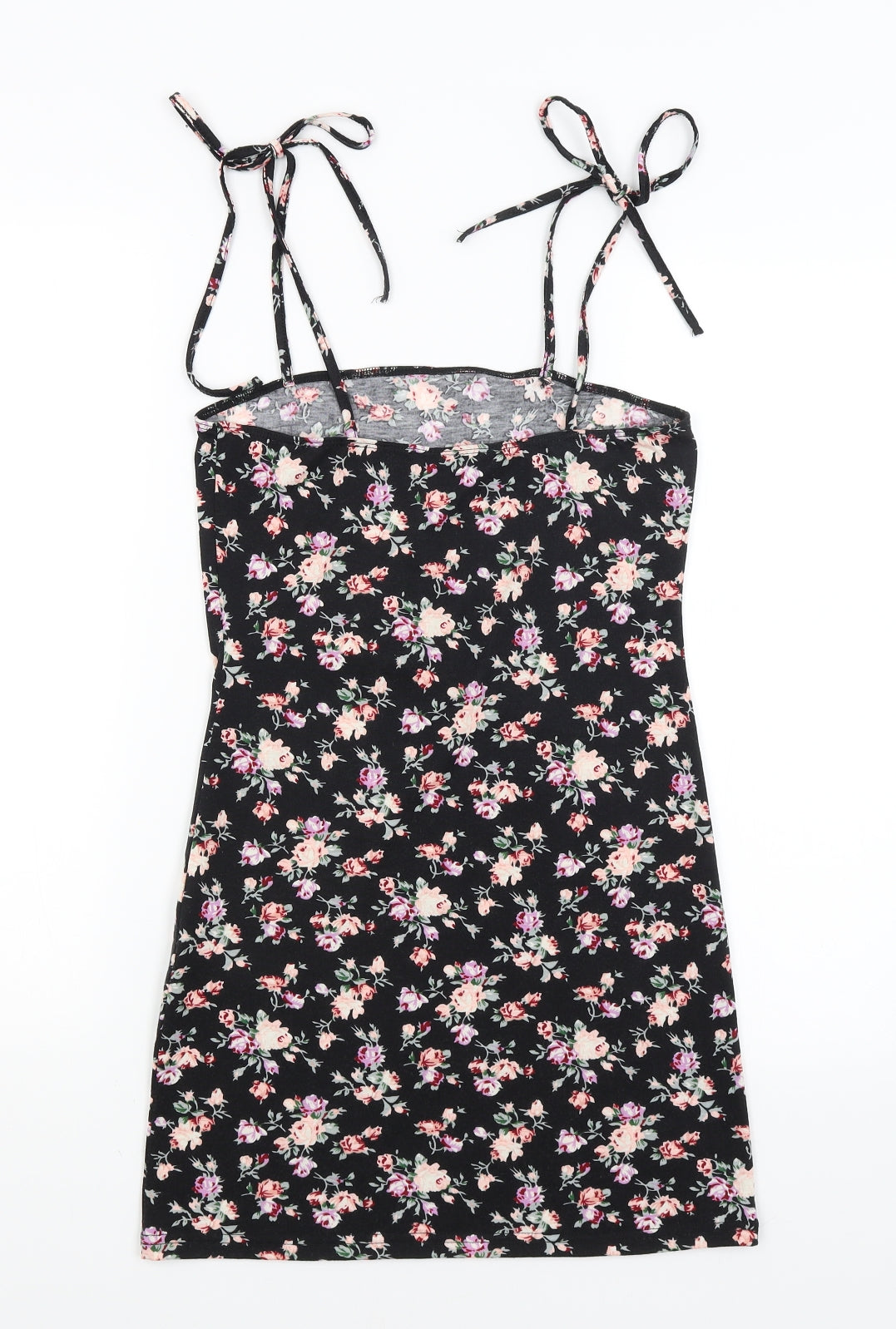 SheIn Womens Black Floral  Camisole Tank Size S