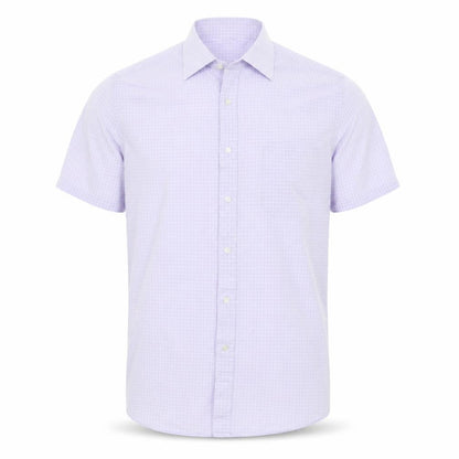 Debenhams Mens Purple Check   Button-Up Size 16.5