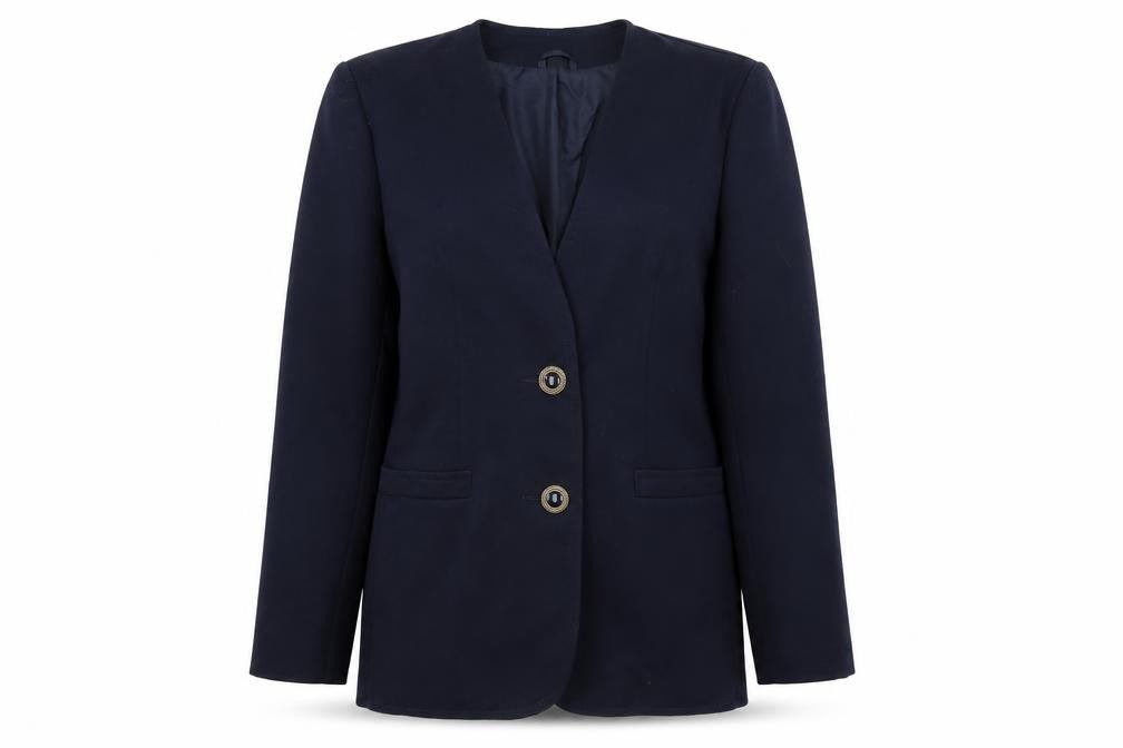 Womens UK Size 10 Preworn Regular Blue Blazer