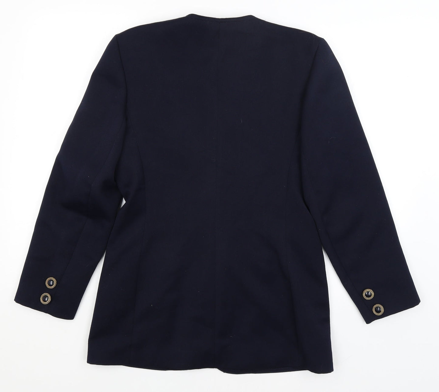 Womens UK Size 10 Preworn Regular Blue Blazer