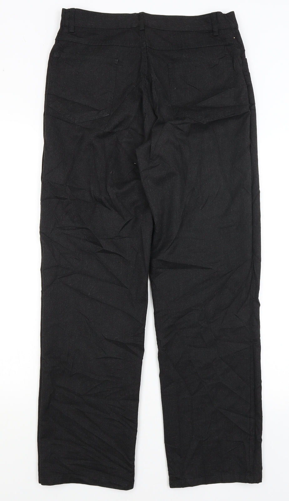 Preworn Mens Black   Dress Pants Trousers Size 32 in L29 in