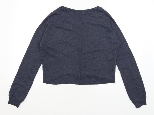 Womens UK Size S Hollister Blue Pullover Jumper