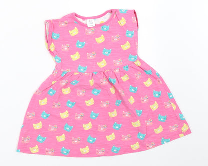 Mini Club Girls Pink   Fit & Flare  Size 9-12 Months