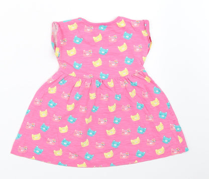 Mini Club Girls Pink   Fit & Flare  Size 9-12 Months