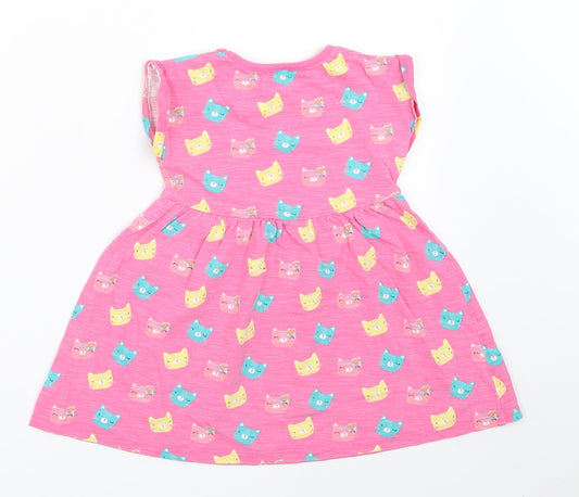Mini Club Girls Pink   Fit & Flare  Size 9-12 Months