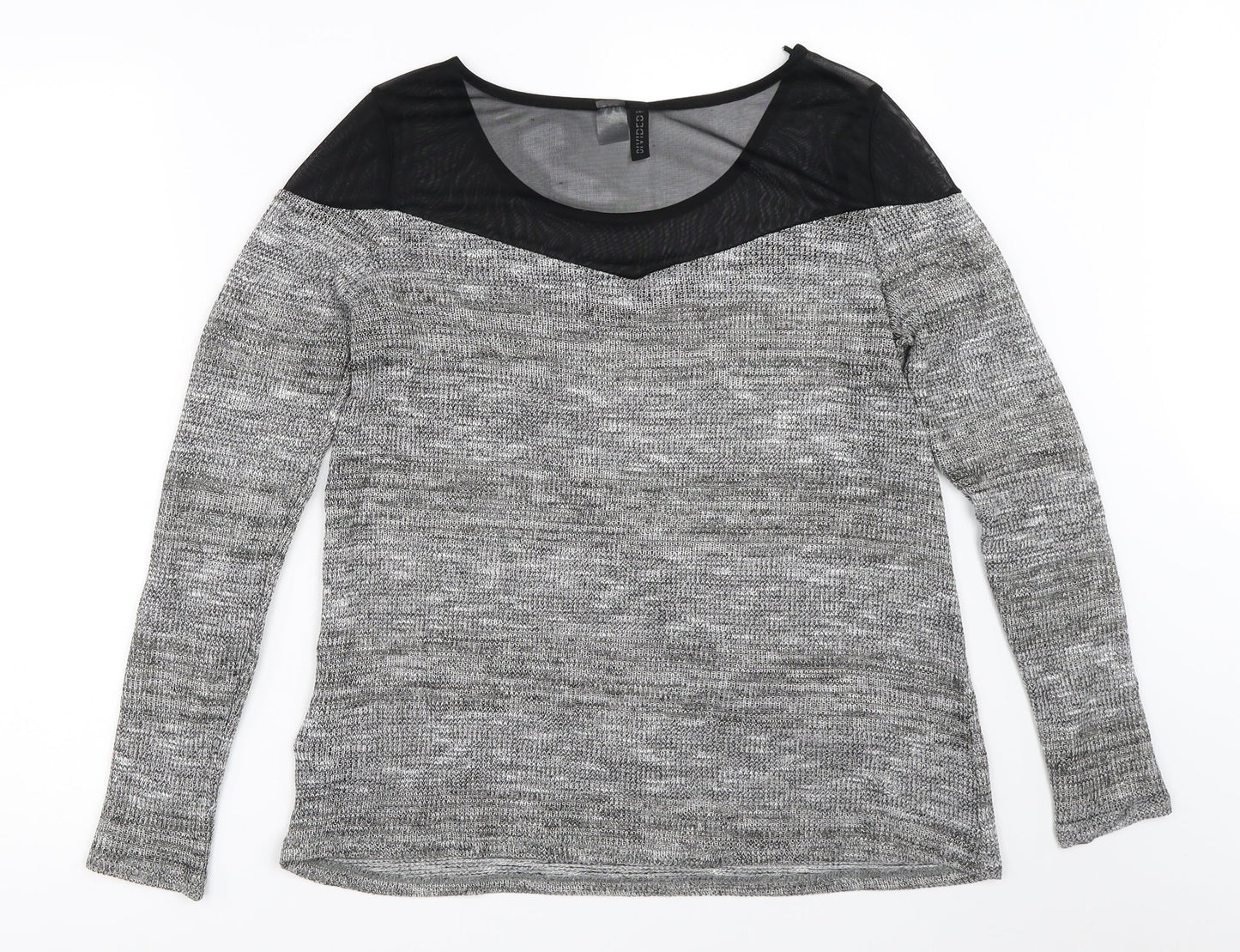 Womens UK Size M H&M Grey Pullover Jumper