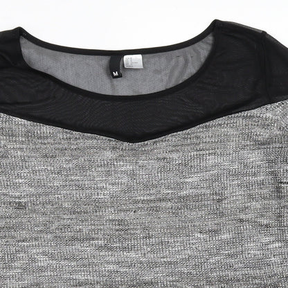 Womens UK Size M H&M Grey Pullover Jumper