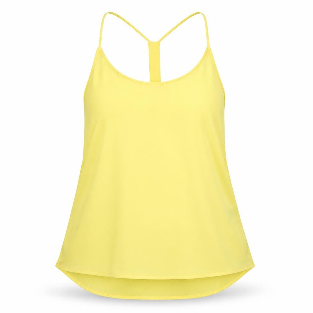 Womens UK Size 38 H&M Yellow Camisole Blouse