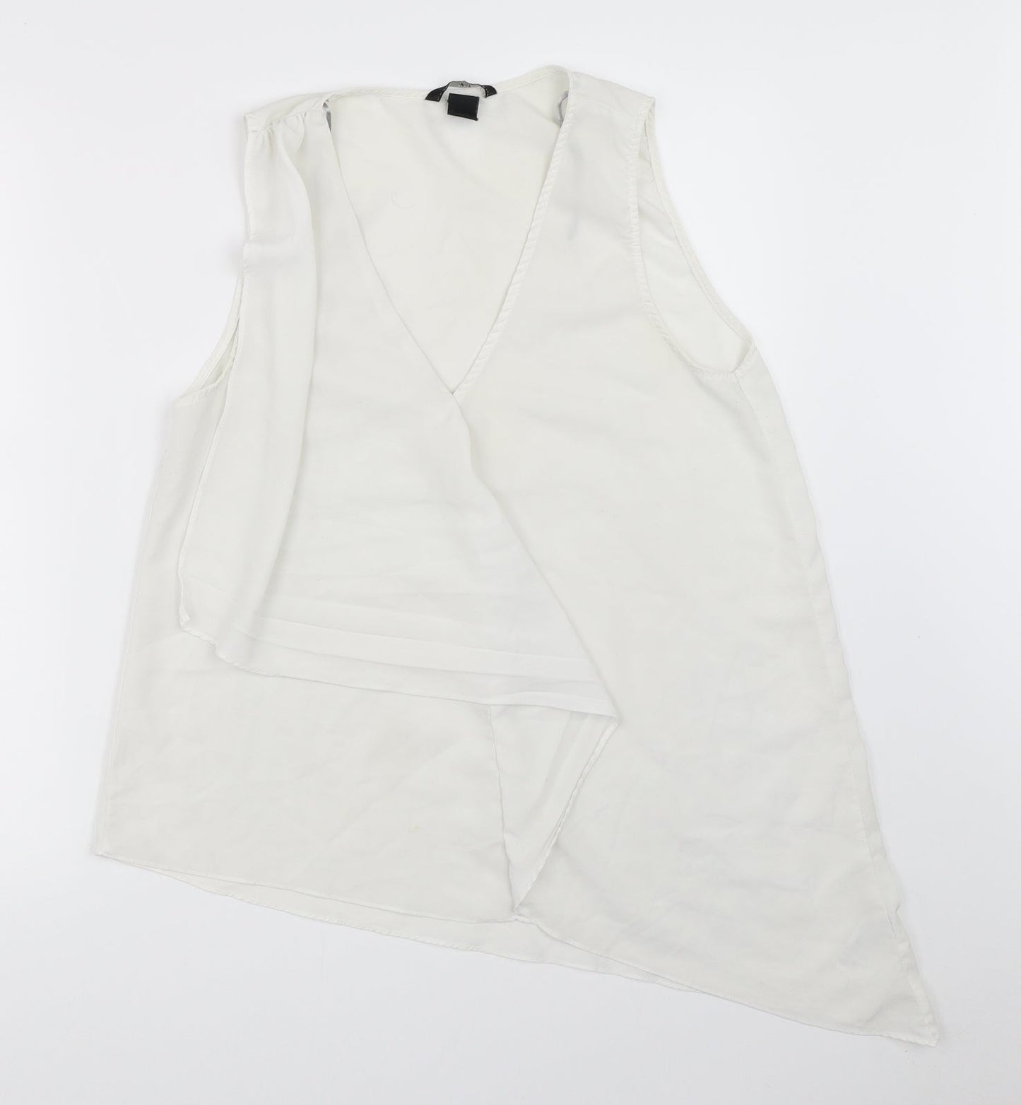 Womens UK Size 40 H&M White Basic Blouse