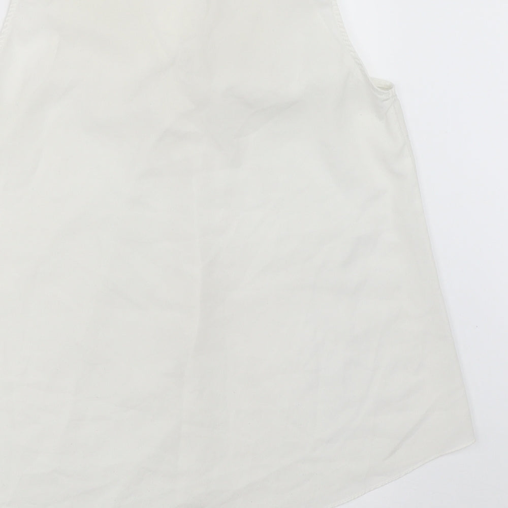 Womens UK Size 40 H&M White Basic Blouse