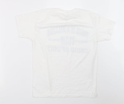 Fruit of the Loom Boys White   Basic T-Shirt Size 10-11 Years