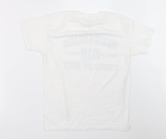 Fruit of the Loom Boys White   Basic T-Shirt Size 10-11 Years