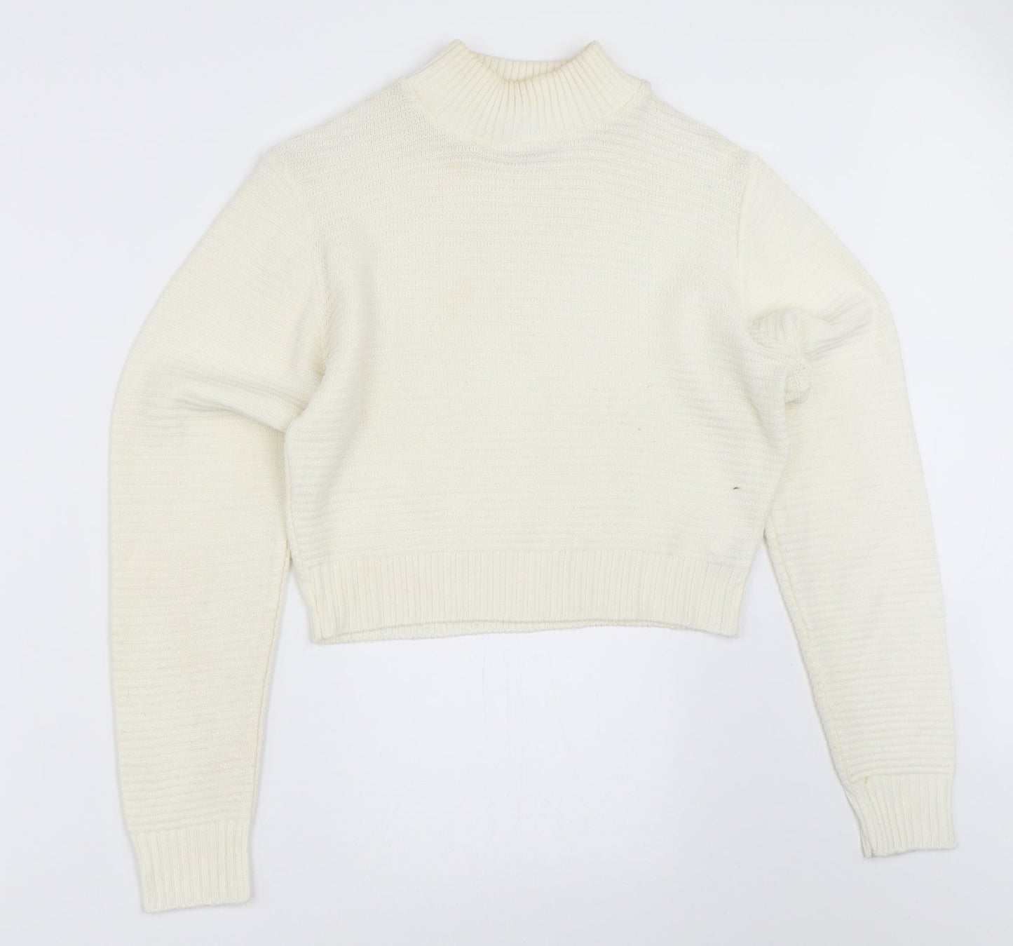 Womens UK Size 12 PRETTYLITTLETHING Ivory Pullover Jumper