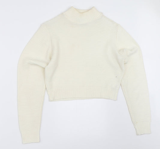 Womens UK Size 12 PRETTYLITTLETHING Ivory Pullover Jumper