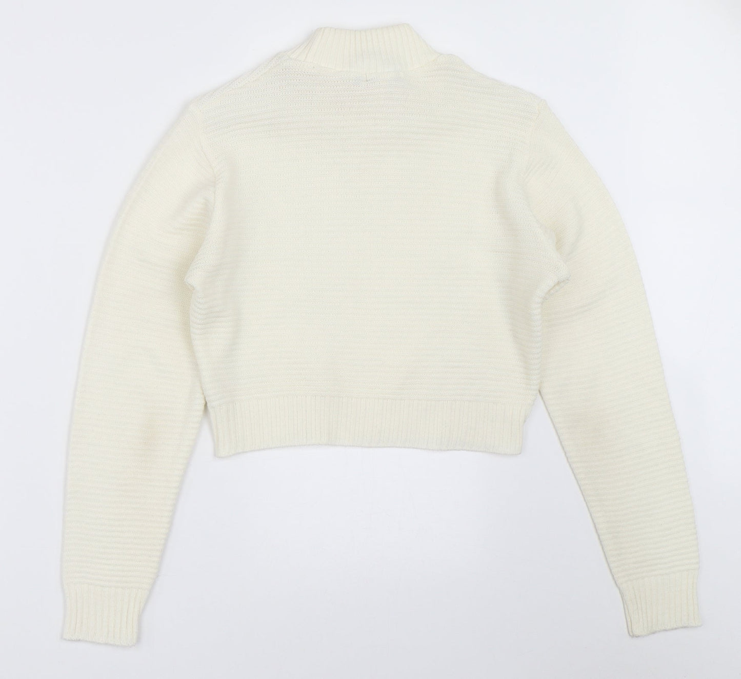 Womens UK Size 12 PRETTYLITTLETHING Ivory Pullover Jumper