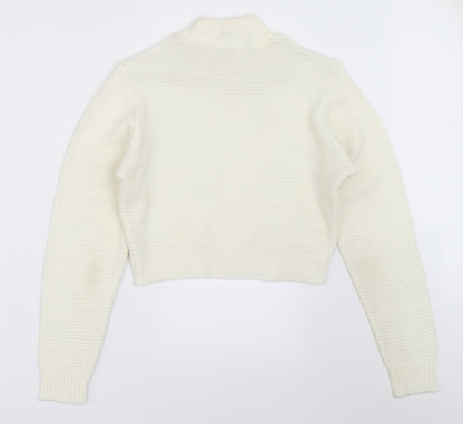 Womens UK Size 12 PRETTYLITTLETHING Ivory Pullover Jumper