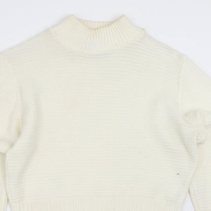 Womens UK Size 12 PRETTYLITTLETHING Ivory Pullover Jumper