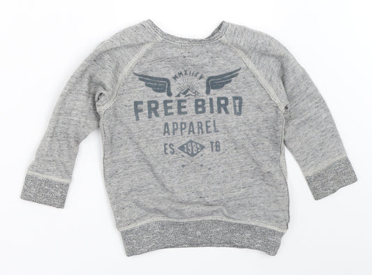 TU Boys Grey   Pullover Sweatshirt Size 3 Years