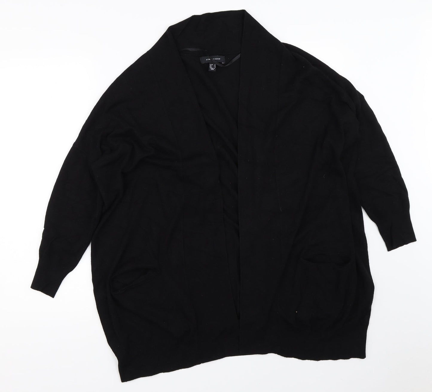 Womens UK Size 12 Atmosphere Black Cardigan Jumper