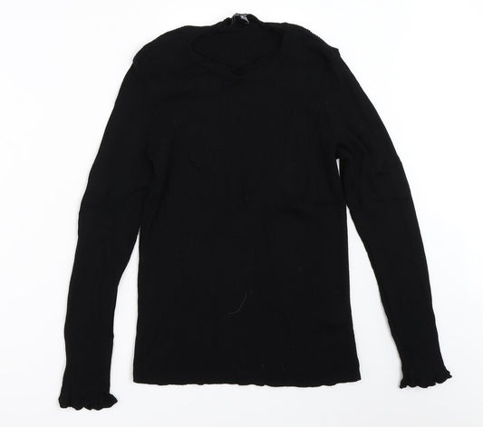 Womens UK Size 12 Dorothy Perkins Black Pullover Jumper