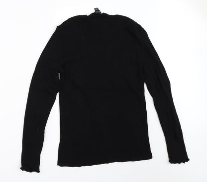 Womens UK Size 12 Dorothy Perkins Black Pullover Jumper