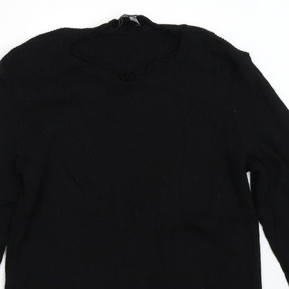 Womens UK Size 12 Dorothy Perkins Black Pullover Jumper