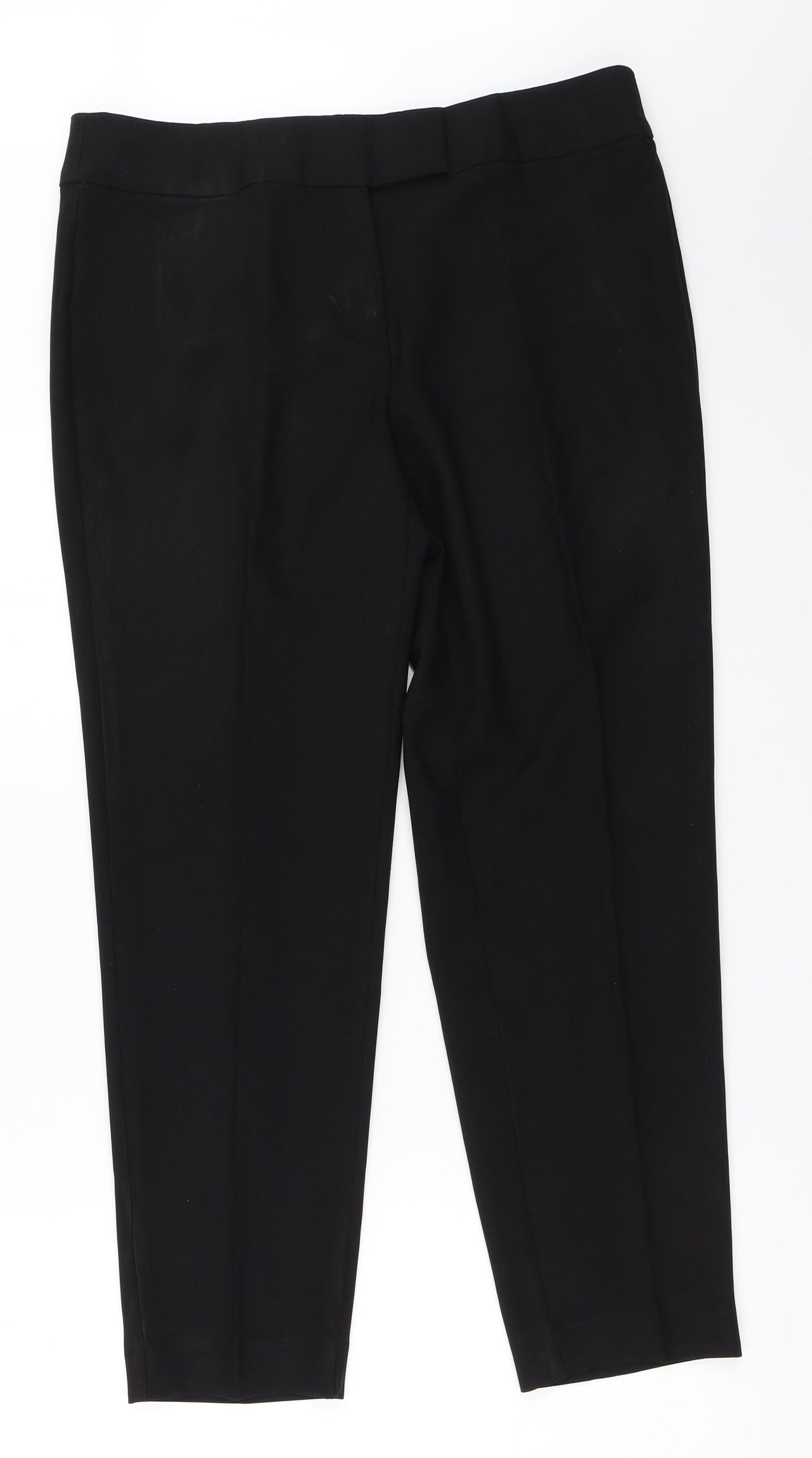 George Womens Black   Trousers  Size 12 L27 in