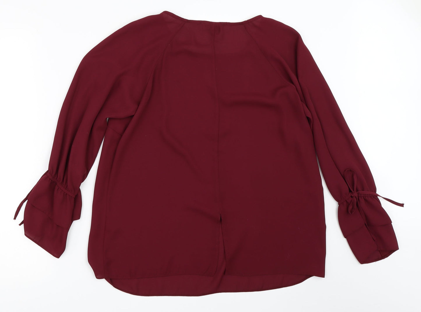 Papaya Womens Red   Basic Blouse Size 10