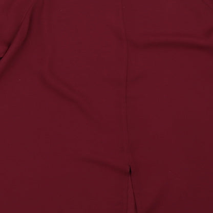 Papaya Womens Red   Basic Blouse Size 10