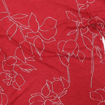 Womens UK Size 10 NEXT Red Pullover Jumper